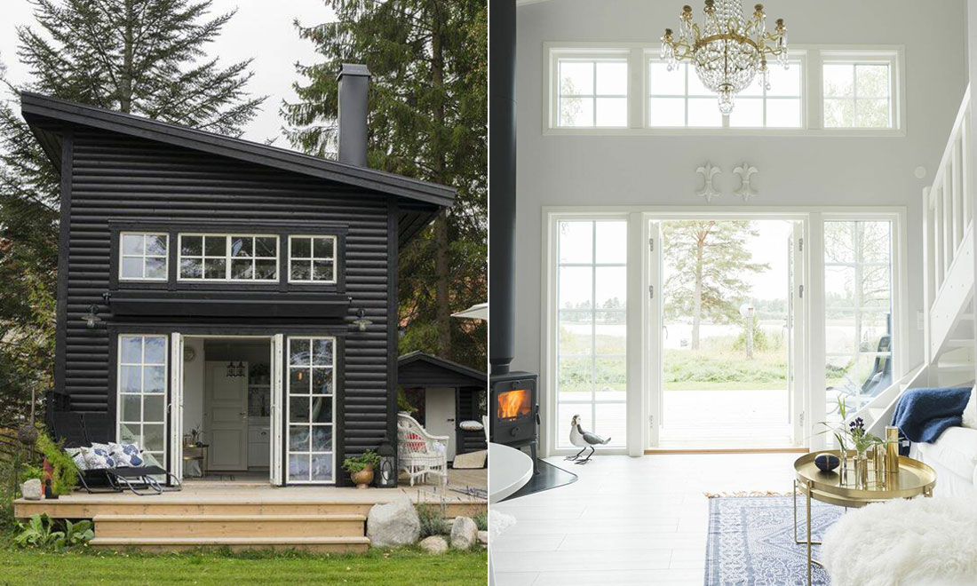 Kika in i attefallshuset på 25 kvadrat: ”Utmaningen var att skapa en luftig känsla”