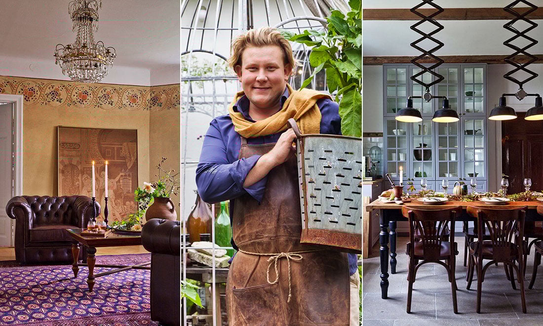 Inredningsglädje hos Karl Fredrik på Eklaholm: ”Man måste lyssna till platsens själ”