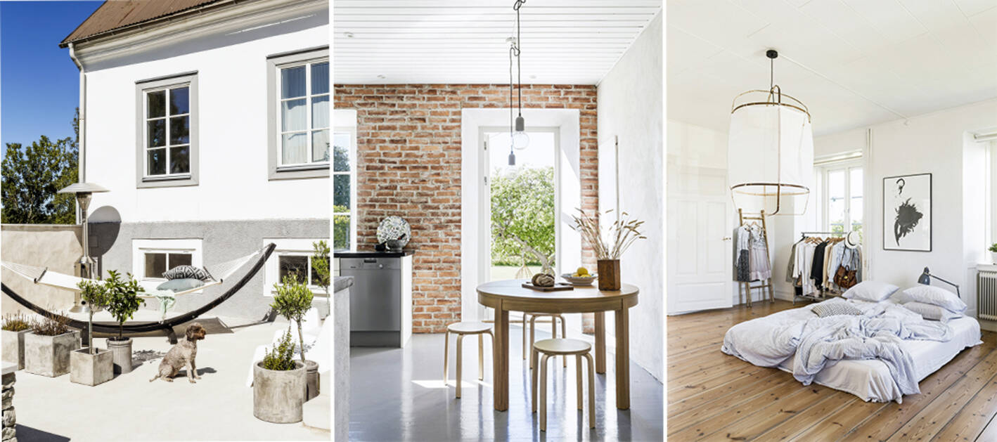 Gotlandsgård i milda toner