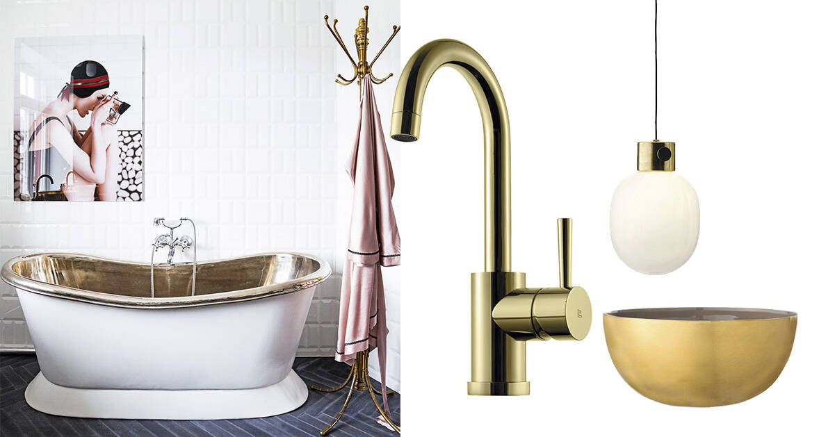 8 prylar som sätter guldkant på ditt badrum