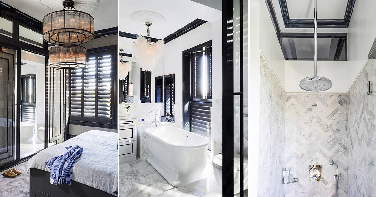 Det här badrummet är som hämtat ur ett lyxhotell