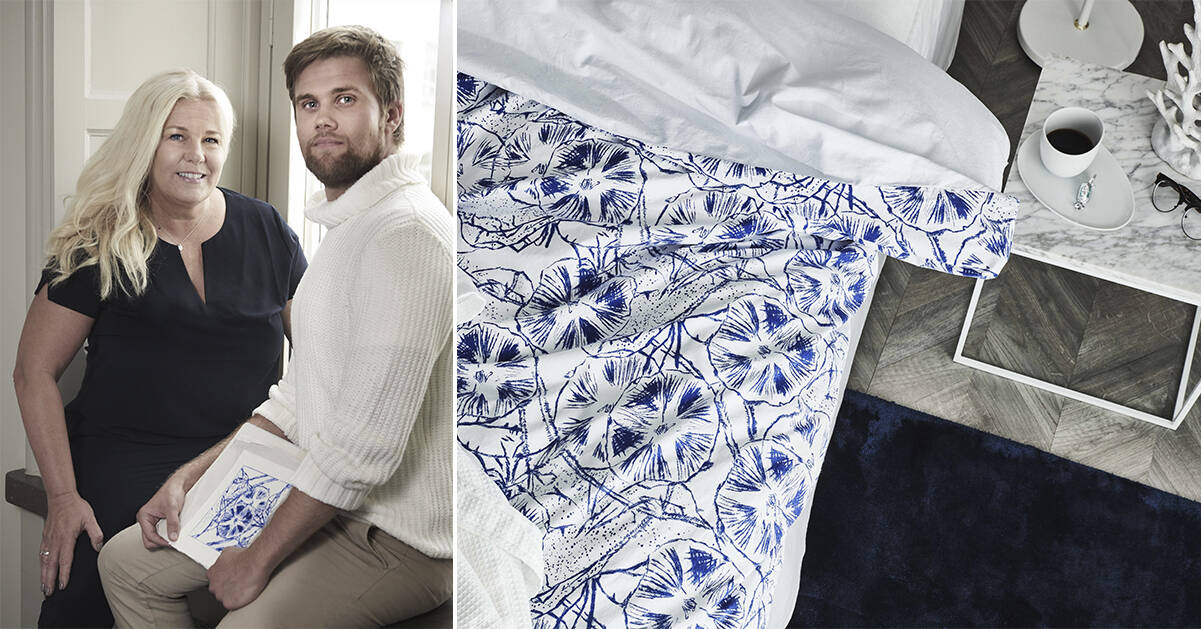 Mia Parnevik lanserar sängkläder i samarbete med Jotex