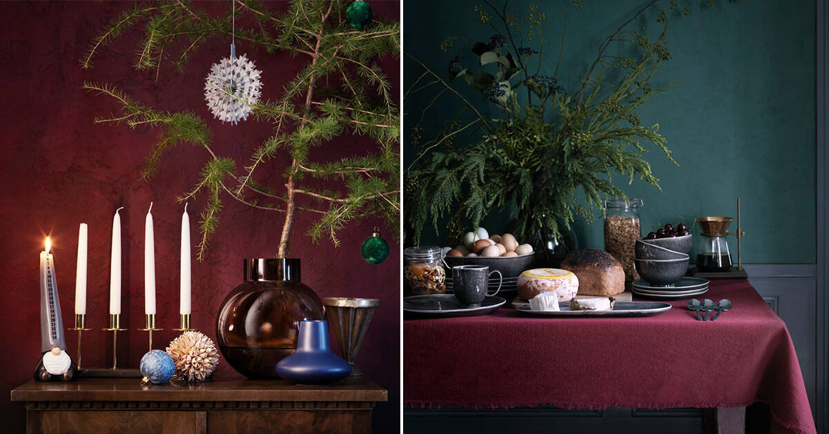 En traditionell jul med moderna inslag hos Åhléns