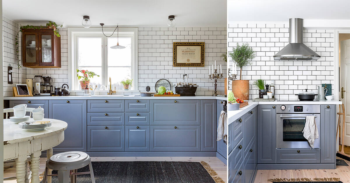 Så skapade de ett härligt lantligt bistrokök