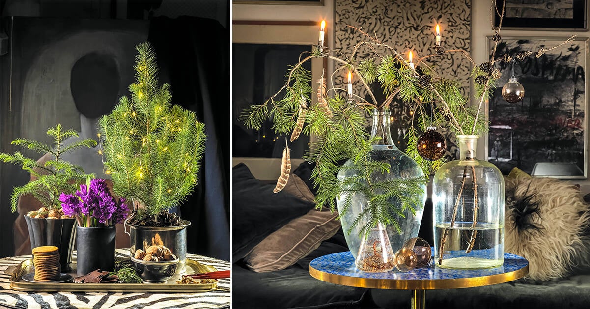 5 sätt att skapa julkänsla med vackert vintergrönt från naturen