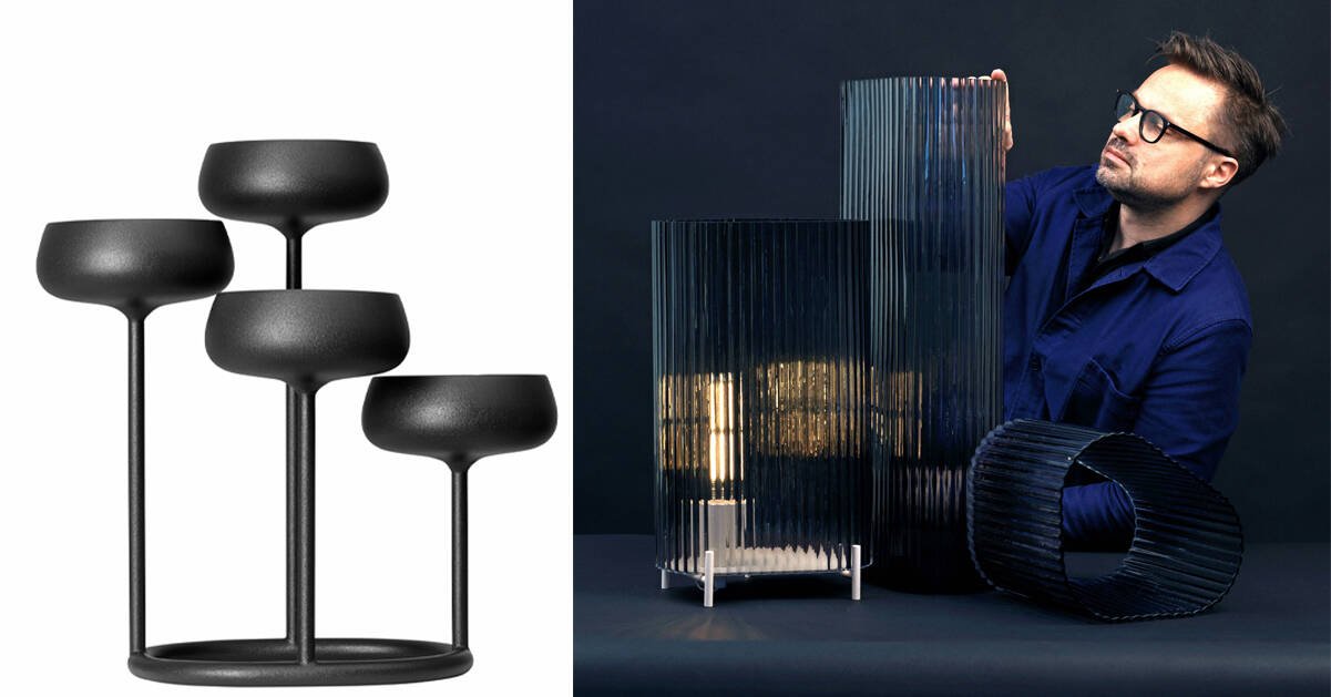 Matti Klenells kandelaber ”Nappula” kan vara årets adventsljusstake