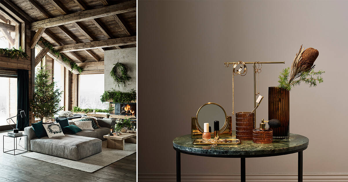 Varmt och ombonat möter lyx och elegans – så ser julen ut hos H&M Home