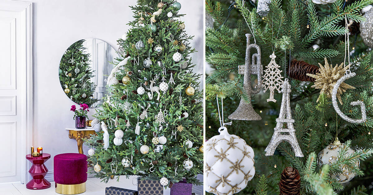 Så här pyntar du din julgran enligt principen ”more is more”