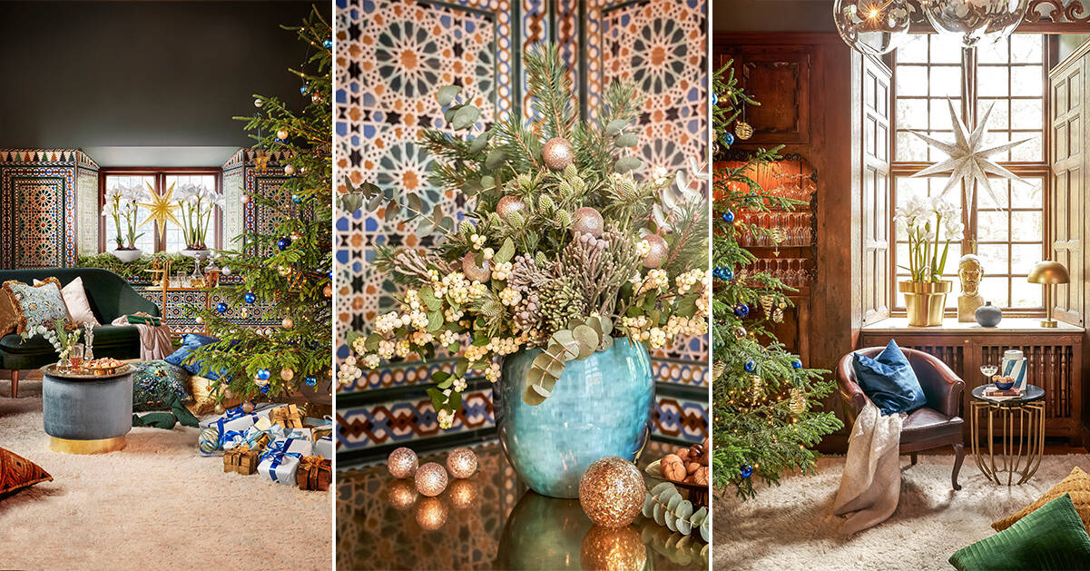 Så här stylar du en jul i blå toner