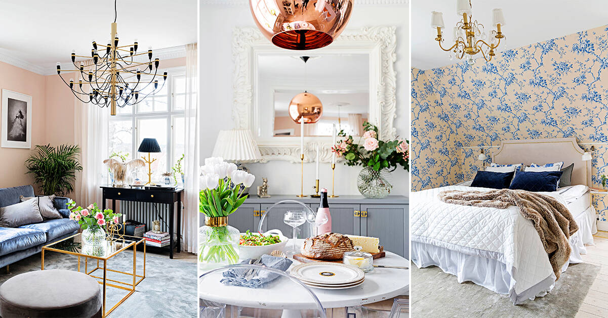 Glammig art deco kryddar den stilsäkra sekelskiftesdrömmen