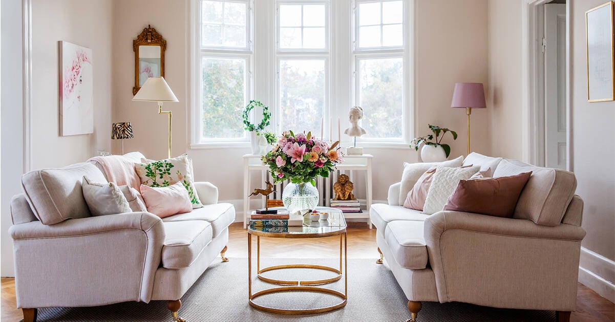 Villan från sekelskiftet är en dröm i mjuka pasteller