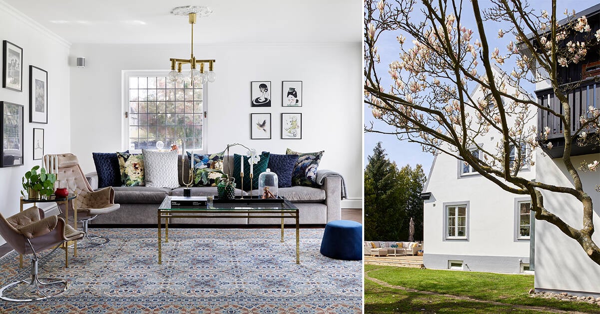 Vårens snyggaste hem – här mixas designklassiker med glamour