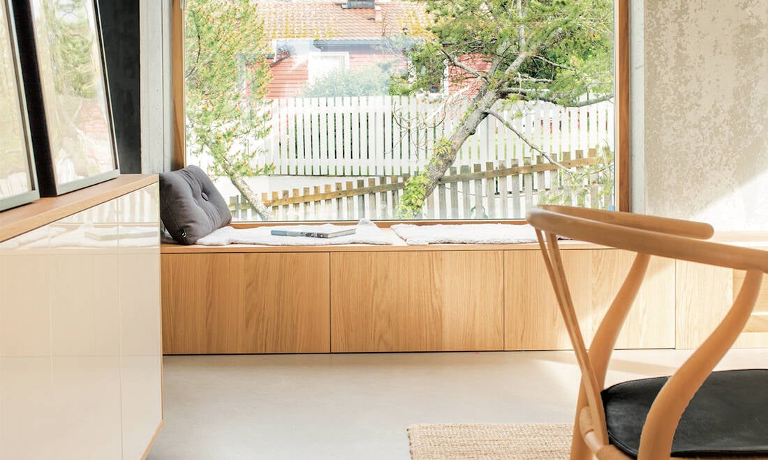 Så här bygger du en sittbänk med förvaring vid fönstret