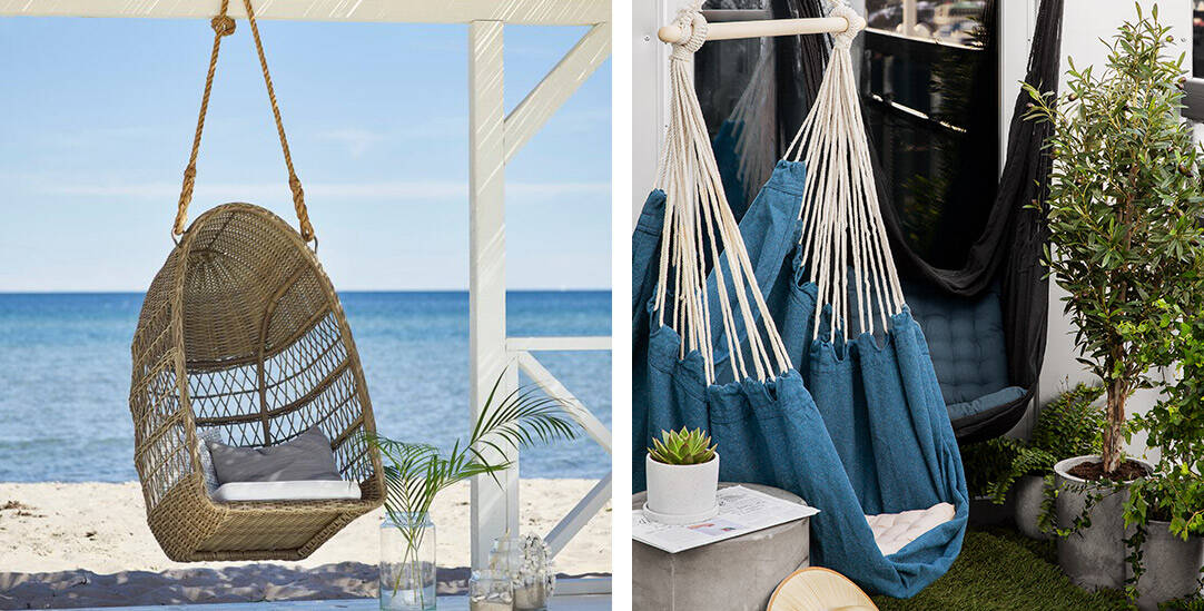 5 snygga och sköna hängstolar