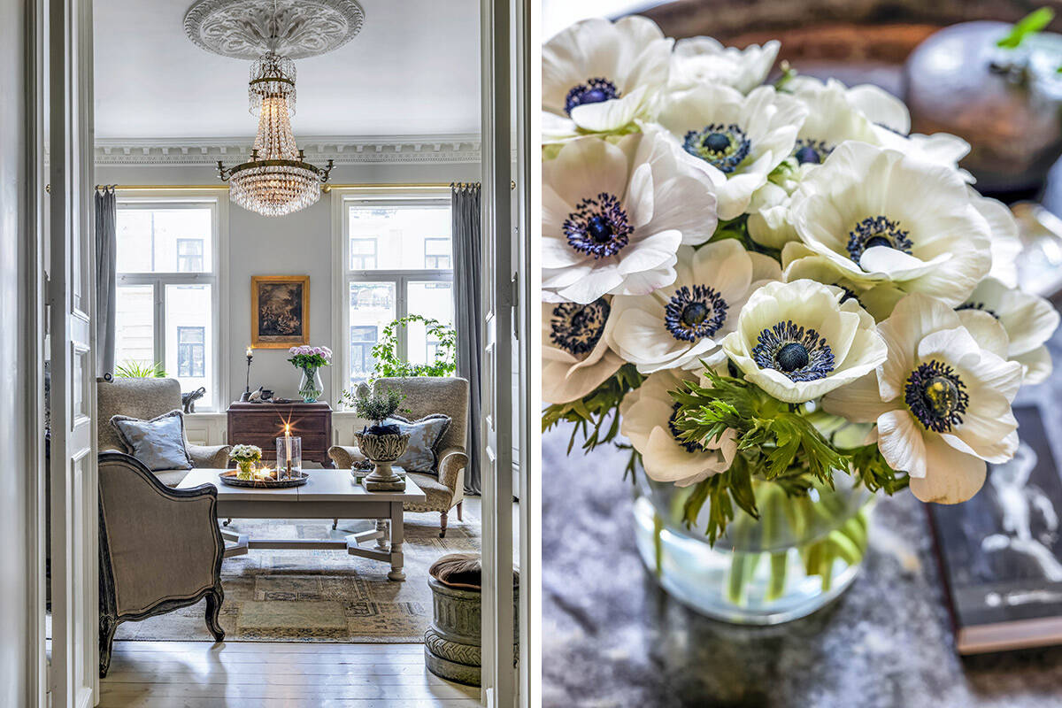 Sinnrika lösningar i vintagevåningen