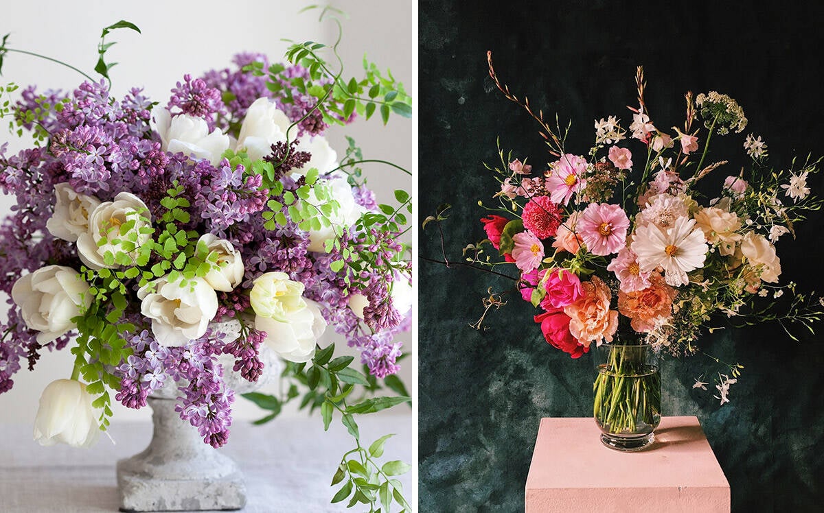 5 vackra buketter till mors dag