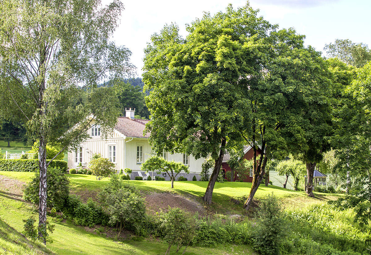 Grön oas i engelsk stil