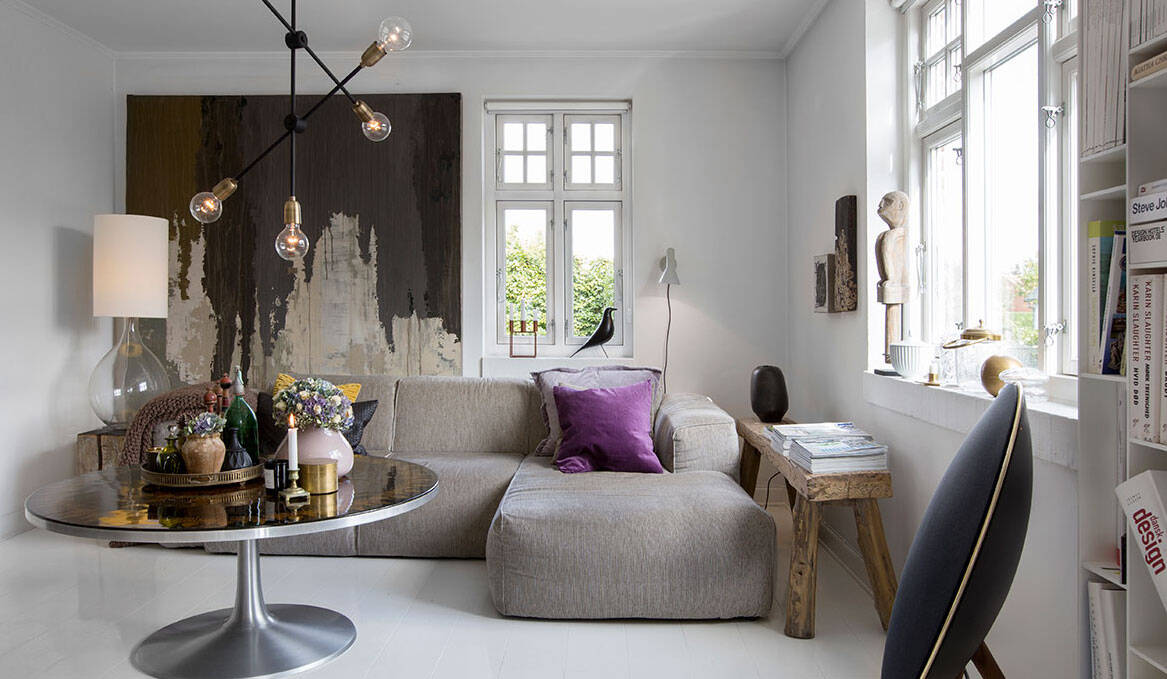 Ett hem med balans mellan gammalt och nytt – så lyckas du med stilen