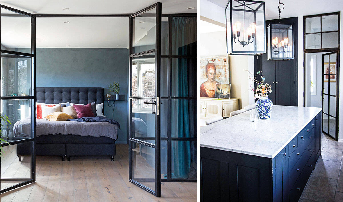 Stilfullt i stål – avdela rummet med en glasvägg i stål