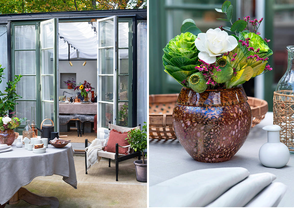 Höstdukning i milda toner – så lyckas du med dukningen