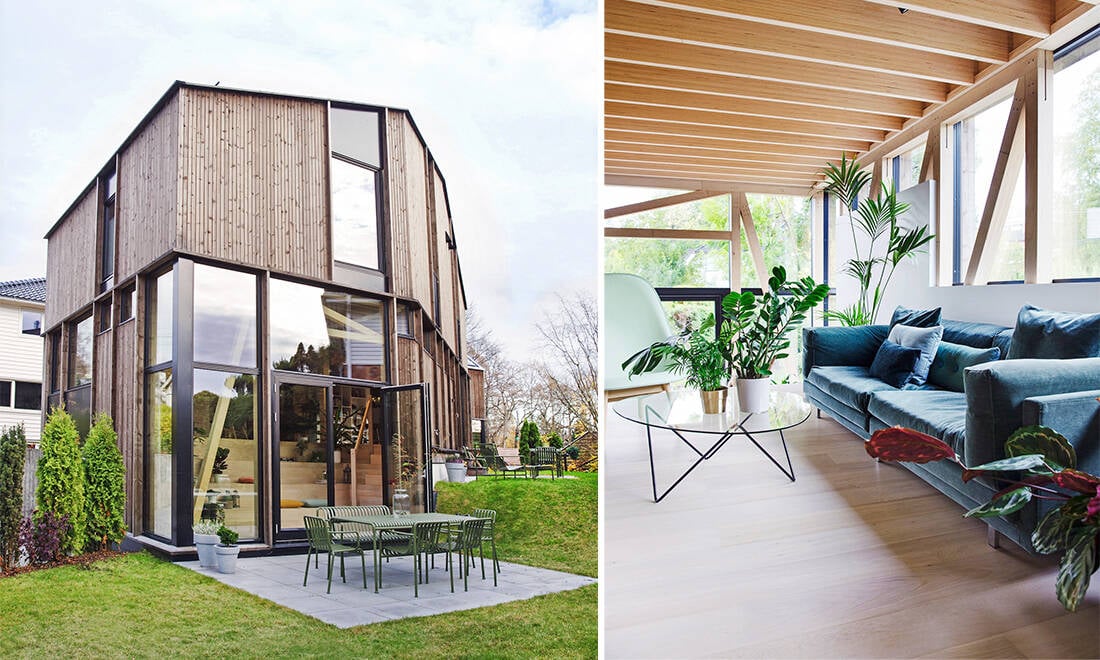 Unikt drömhus med massor av plats för familj och vänner