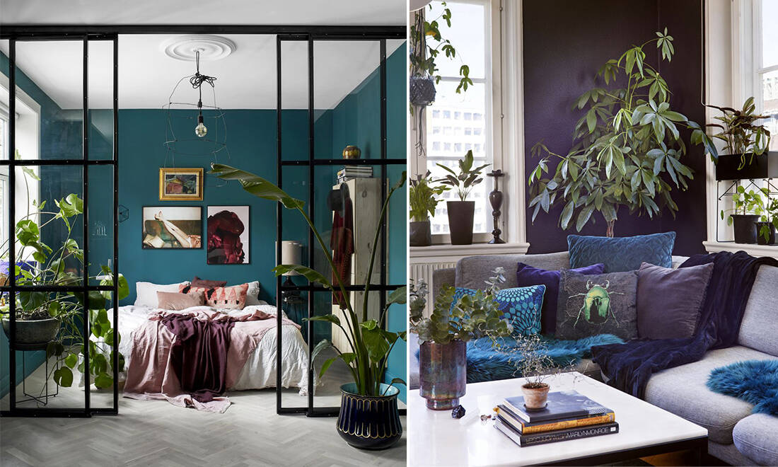 8 inspirerande exempel på hur du inreder med gröna växter