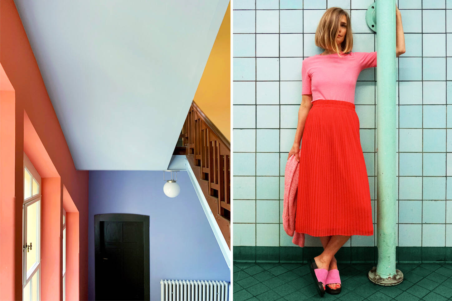 Tekla Severin: ”Bauhausresan gjorde mig sugen på väggmålningar”