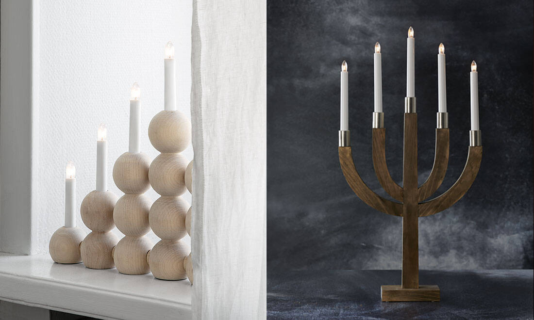 Adventsljusstakar – 5 nya favoritstilar!