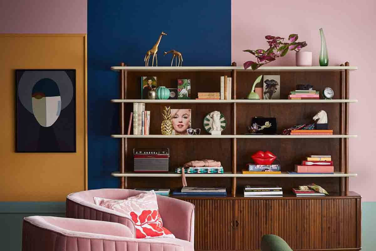 Titta in i stjärninredarnas färgstarka våning