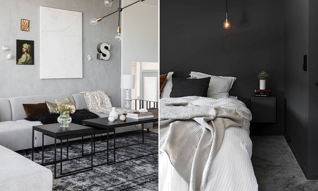 Dova kulörer och loppisfynd – titta in i formgivarens magiska drömhus