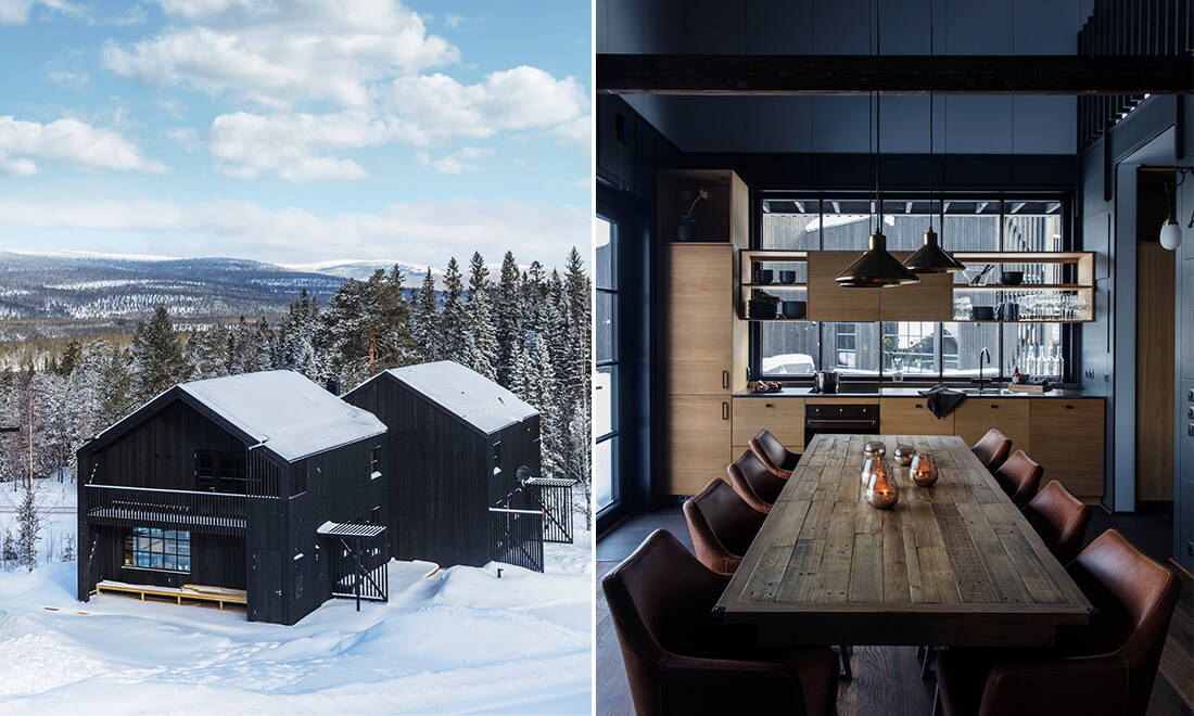 Det bästa av två världar – modernt arkitektritat hus med fjällstugecharm