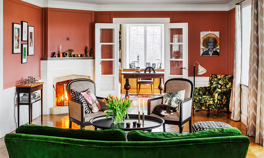 Engelsk romantik och förvaring i fokus i släktgården