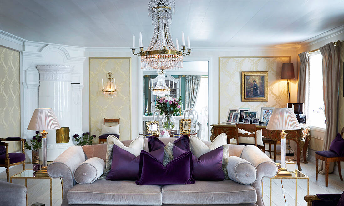 Vackraste vinterhemmet vi sett – vardagsrummet är verkligen inredningsmagi