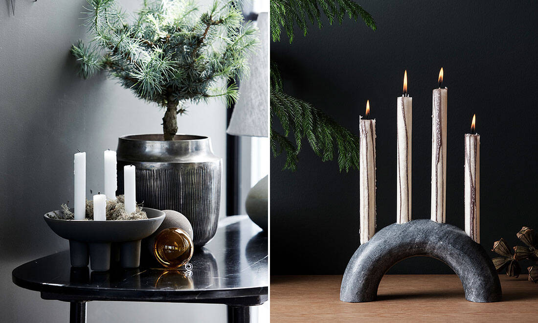 8 fina adventsljusstakar för levande ljus