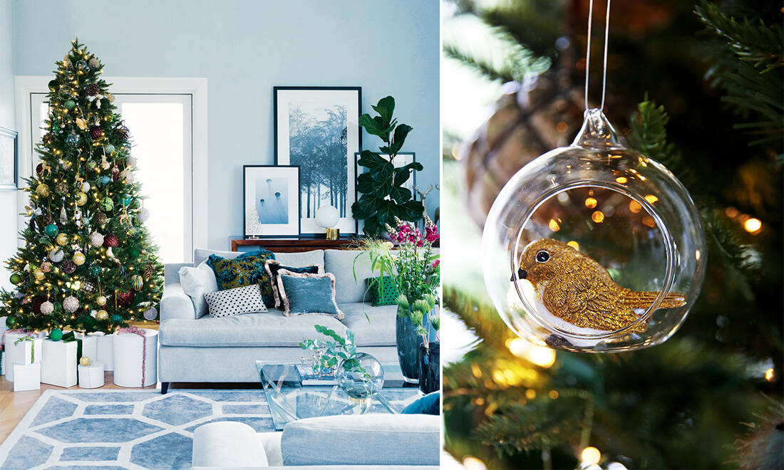 Här firas en glittrande jul på temat ”more is more”