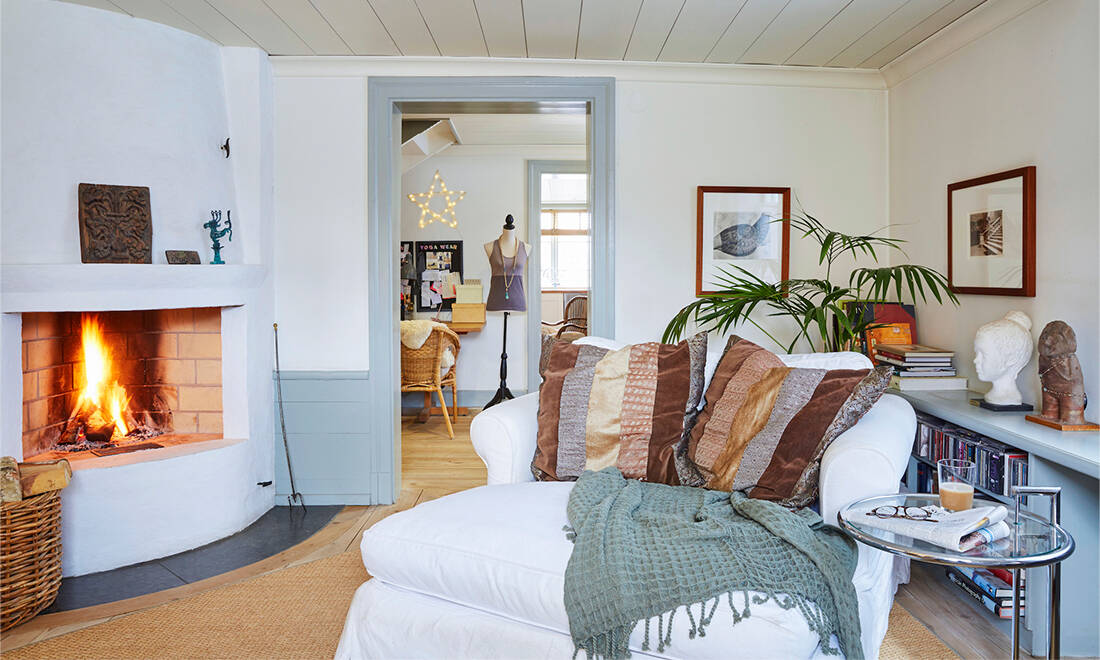 Klassiskt och tidlöst i det vackra 1700-talshuset