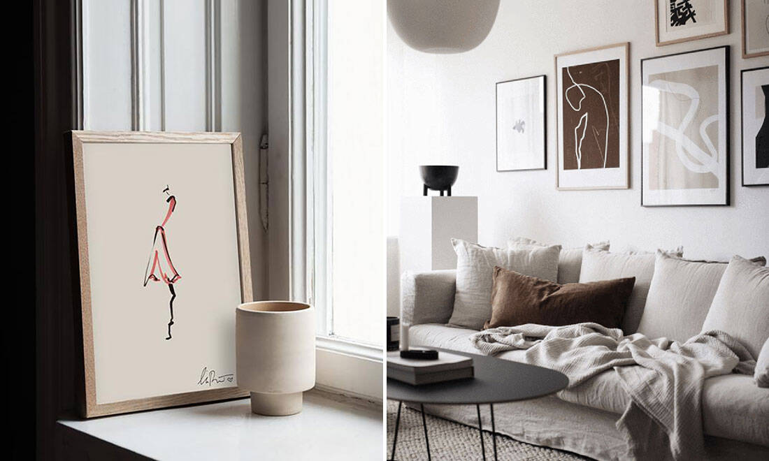 8 sätt att inreda med tavlor och posters