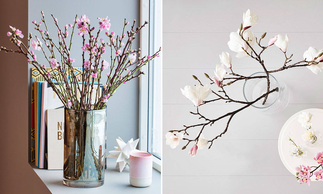 5 tips på hur du inreder med säsongens blommor och kvistar