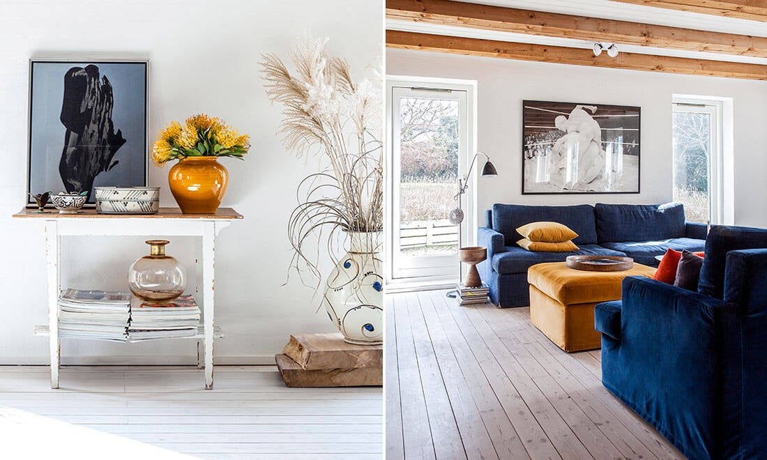 Drömhem med mjuka former och färgstarka detaljer