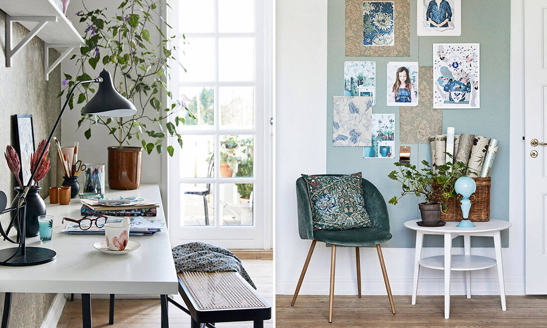 Kreativt och bohemiskt hemma hos designern i Paris