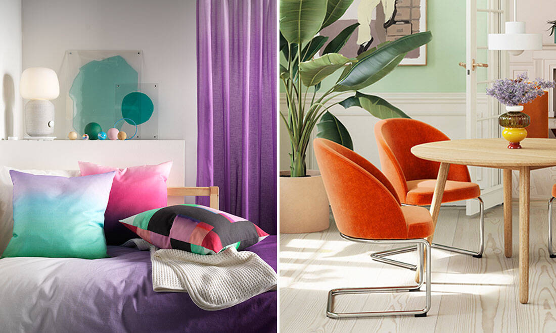 Trendspaning: Eklektisk färgmix