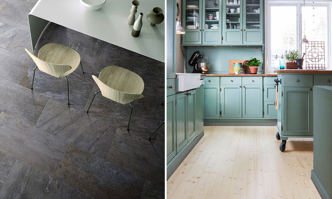 Guide: Så väljer du rätt golv i köket  