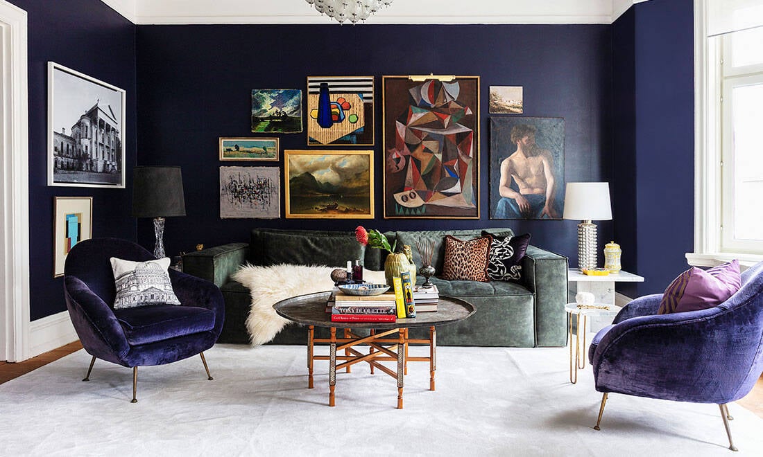 Italiensk glamour hemma hos antikhandlaren