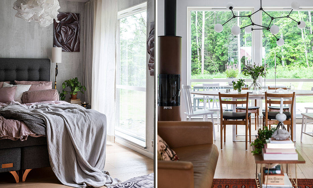 Naturnära och stilren funkis i Skövde