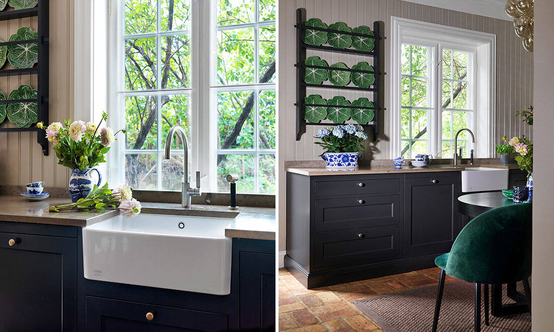 Inspireras av det här köket i klassisk engelsk stil