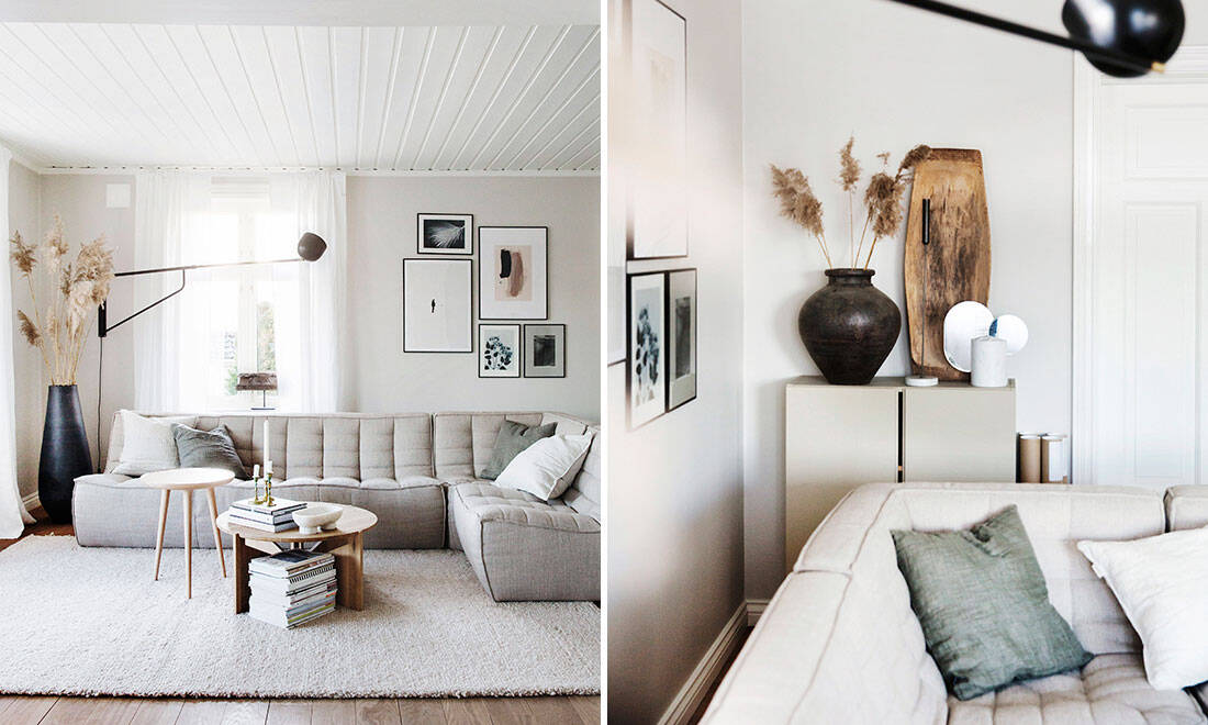 Jordnära nyanser och avskalad elegans i kaptenshuset