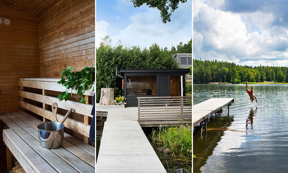 Egen bastu vid sjön – så blev drömmen verklighet
