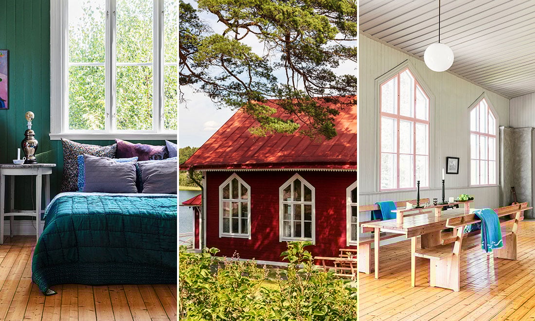 Det gamla baptistkapellet blev en vacker skärgårdsdröm – kika in