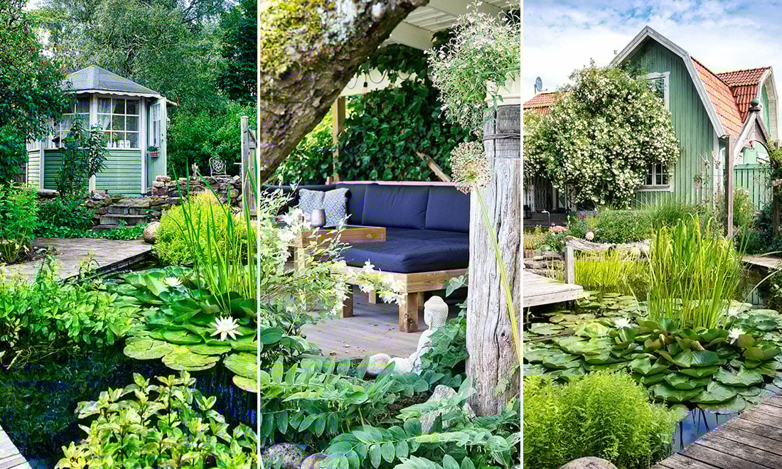 Inspireras av den här drömträdgården på Öland