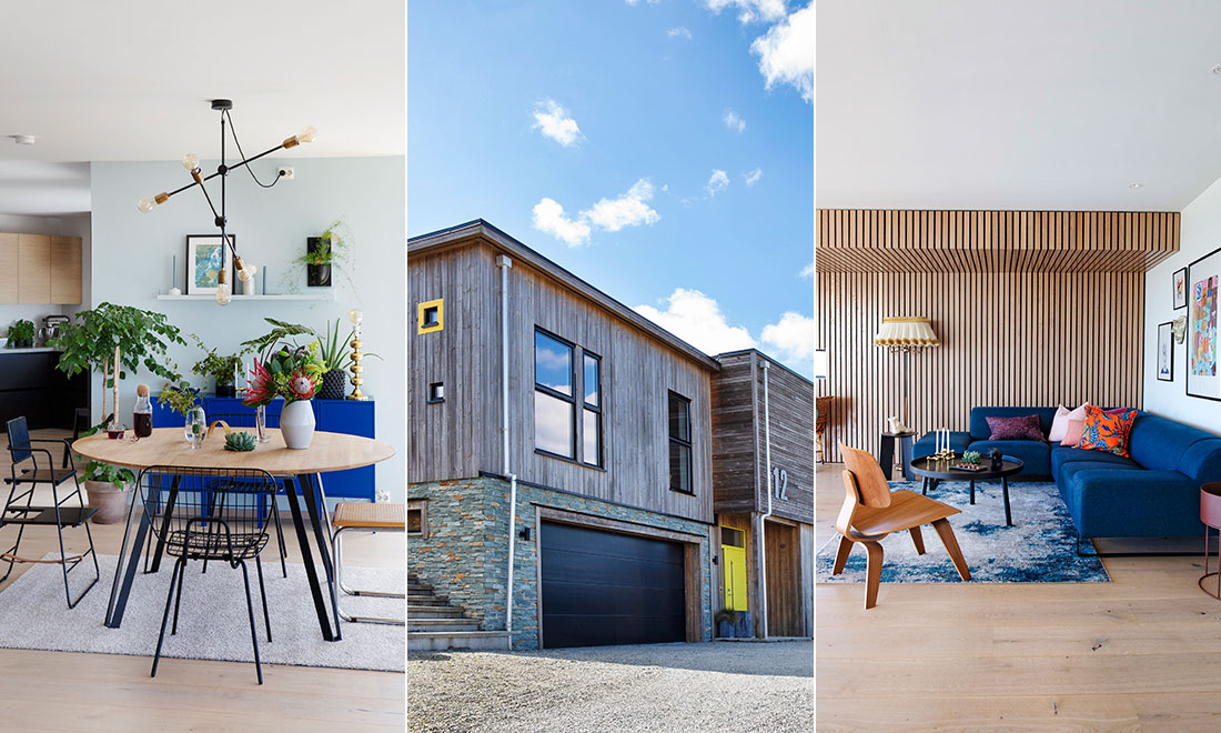 Färgstarka detaljer och stilsäker inredning i drömhuset på ön